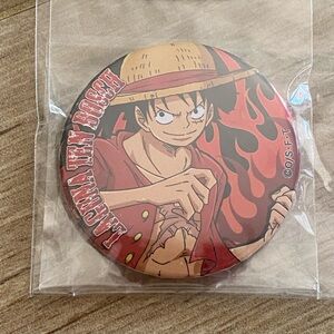 Rare One Piece Luffy Straw Hat Pirate Pin Badge -Laguna Ten Bosch Japan